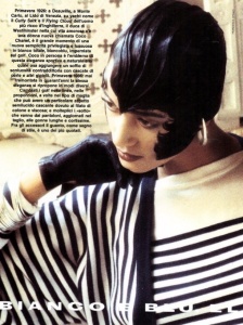 Vogue Italia April 1986-1 : Tatjana Patitz by Hiro | the Fashion Spot