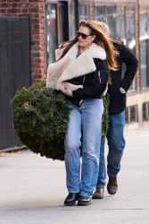 Brooke Shields - Seen in Greenwich Village, New York, December 18, 2022