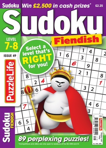 PuzzleLife Sudoku Fiendish - Issue 49 - April (2020)