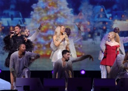 Ariana Grande - performs during Mariah Carey's "Merry Christmas One And All!" at Madison Square Garden, New York City - December 9, 2023