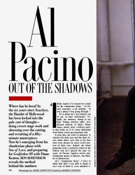 Al Pacino Out Of The Shadows