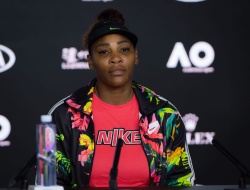 Serena Williams - talks to the press during Media Day ahead of the 2019 Australian Open at Melbourne Park in Melbourne, 21 January 2019