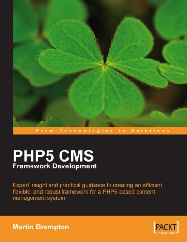 PHP 5 CMS Framework Development