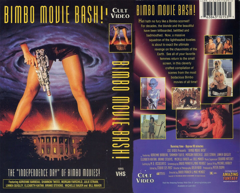 Bimbo Movie Bash / Крутые девчонки (David Parker & Mike Mendez, Cult Video) [1996 г., Erotic, Comedy, Compilation, VHSRip]