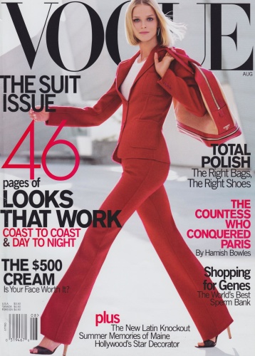 US Vogue August 2000 : Carmen Kass by Steven Meisel | Page 2 | the