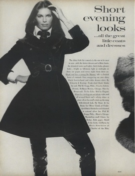 US Vogue October 1, 1969 : Jean Shrimpton by Bert Stern | the Fashion Spot