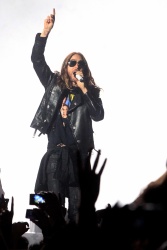 30 Seconds to Mars - Performing on stage on January 24, 2014