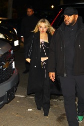 Sabrina Carpenter - Leaving Taylor Swift's birthday party in New York December 13, 2023