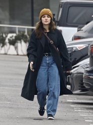 Lucy Hale - Out for breakfast with a friend in Studio City February 17, 2024