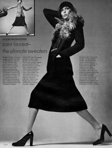 US Vogue October 1973 : Lauren Hutton by Richard Avedon | the Fashion Spot