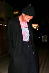 Willow Smith - Keeps her head down and attempts to lay low while leaving an event with her boyfriend in West Hollywood, April 19, 2021