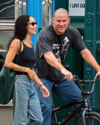 Zoë Kravitz & Channing Tatum - Spotted on a walk in the East Village, New York, August 18, 2021