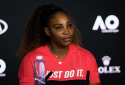 Serena Williams - talks to the press during Media Day ahead of the 2019 Australian Open at Melbourne Park in Melbourne, 17 January 2019