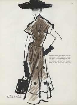 US Vogue April 1, 1950 : Jean Patchett by Irving Penn | the Fashion Spot