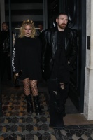 Avril Lavigne out in Paris during Paris Fashion Week 03/03/2023