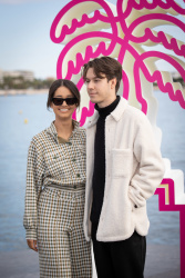 Lena Mahfouf (Lena Situations) & Seb la Frite - Photocall during 4th edition of the Cannes International Series Festival in Cannes, October 8, 2021