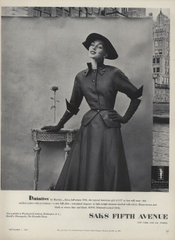 US Vogue September 1, 1951 : Lisa Fonssagrives by Irving Penn | the ...