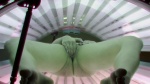 Czechav Blonde masturbates in solarium 7