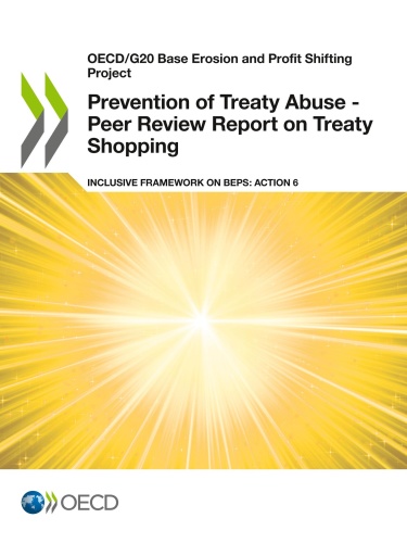 Prevention of Treaty Abuse - Peer Review Report on Treaty Shopping  Inclusive Fr