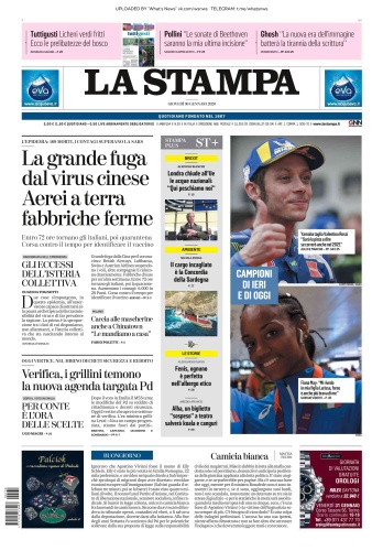 La Stampa - 30 01 (2020)