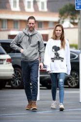 Jasper Polish - With her father Michael Polish, Los Angeles | April 2, 2018