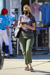 Laura Dern - Takes a call while out running errands in Los Angeles, August 4, 2021