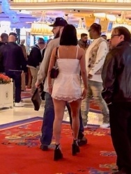Charli D'Amelio - Spotted walking through the lobby of the Wynn Las Vegas - Las Vegas, NV - February 10, 2024