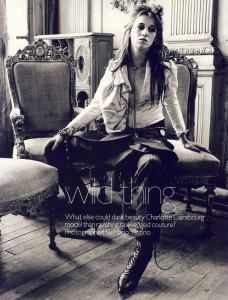 VOGUE Magazine UK November 2001 CARMEN KASS Charlotte Gainsbourg STELL