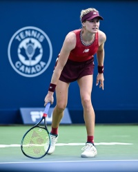 Eugenie Bouchard - National Bank Open previews in Montreal August 5, 2023