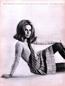 Vogue Paris February 1967 Christa Fiedler by David Bailey the