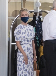 Mélanie Laurent - Leaving the Martinez Hotel during the 74th Cannes Film Festival in Cannes, July 6, 2021