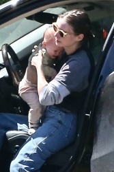 Rooney Mara - Arriving at her sister's house with her baby son River in Los Angeles, April 8, 2021