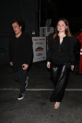 Emma Kenney exits the Paris Hilton concert at the Fonda Theatre in Hollywood 06/07/2023