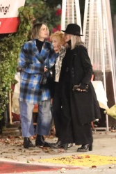 Sarah Paulson - Is joined by Holland Taylor & Diane Keaton as the trio grab dinner at Il Piccolino restaurant in West Hollywood, November 24, 2021