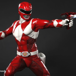 Power Rangers : Red Ranger Exclusive Vers. 1/4 - Sandiego Comic Con (Saban Brands) K1HV1irW_t