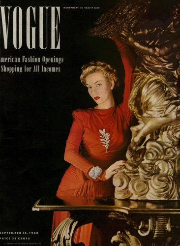 Us Vogue September 15 1940 Helen Bennett By Horst P Horst The Fashion Spot 