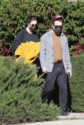 Mandy Moore - Leaving an acupuncture clinic with her husband Taylor Goldsmith in Los Feliz, February 12, 2021