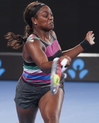 Sloane Stephens - during the 2019 Australian Open at Melbourne Park in Melbourne, 20 January 2019