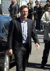 Aaron Eckhart - Arriving at the Independent Spirit Awards in Santa Monica - February 26, 2011