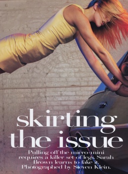 US Vogue February 2001 : Karolina Kurkova by Steven Meisel | the 