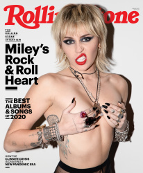 Miley Real Live Sex Cam - Miley Cyrus Topless in Rolling Stone! â€“ The Nip Slip