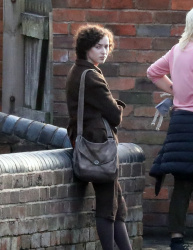 Phoebe Dynevor - Filming scenes for 'A Beacon of Change' at the Black Country Museum in Birmingham, March 31, 2021