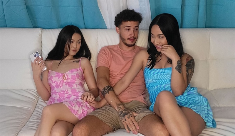 Avery Black, Lulu Chu - Threesome Challenge 1080p