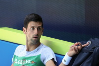 Novak Djokovic - Practice session in Melbourne 01/31/2021