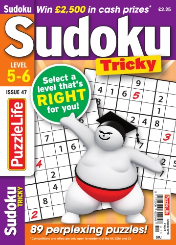 PuzzleLife Sudoku Tricky - Issue 47 - March (2020)