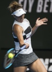 Madison Keys during the 2019 Australian Open in Melbourne 01/15/2019