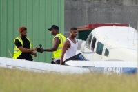 Michael B. Jordan - On a photo shooting in St-Barth 01/18/2021