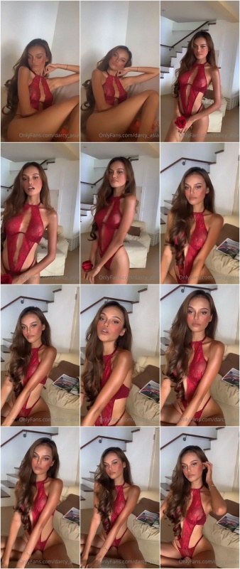 darcy asia - My obsession with red lingeries