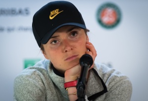 Elina Svitolina - talks to the press ahead of the Roland Garros French Open tournament in Paris, 26 May 2019