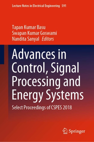 Advances in Control, Signal Processing and Energy Systems Select Proceedings of